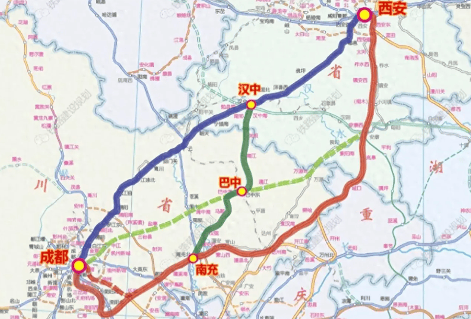 即先推进成三城际铁路,因为这条城际铁路本就是四川为成都推进的一个