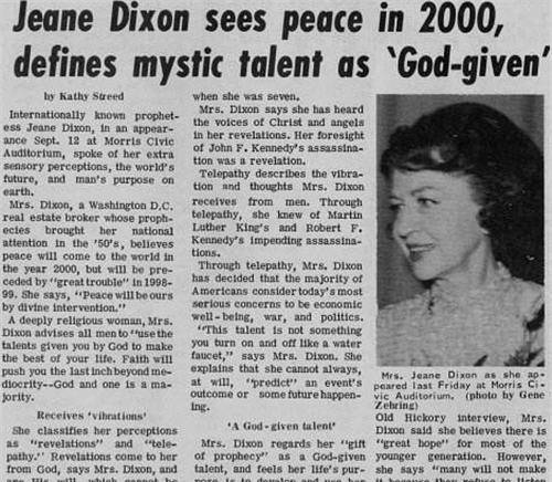 泄露天机还是博人眼球?美国知名算命婆,93岁临终前这样预言中国