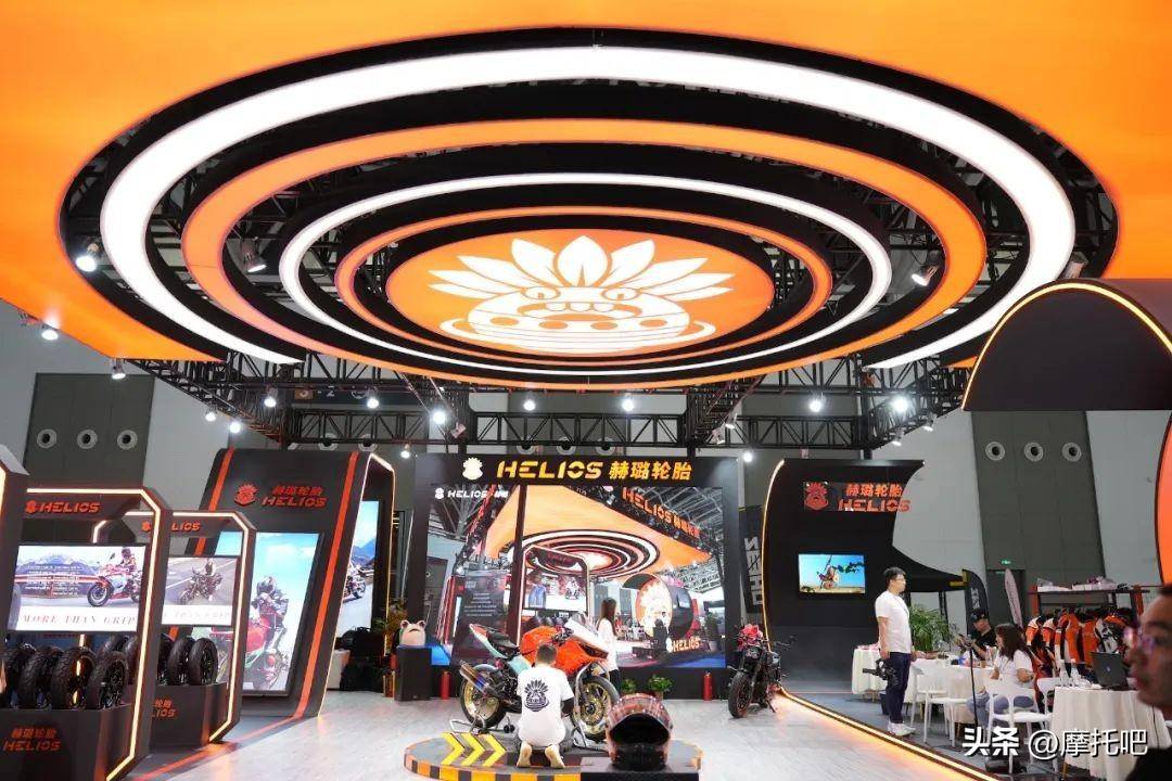 上周,helios赫璐轮胎携旗下多款系列轮胎亮相西安摩博会.