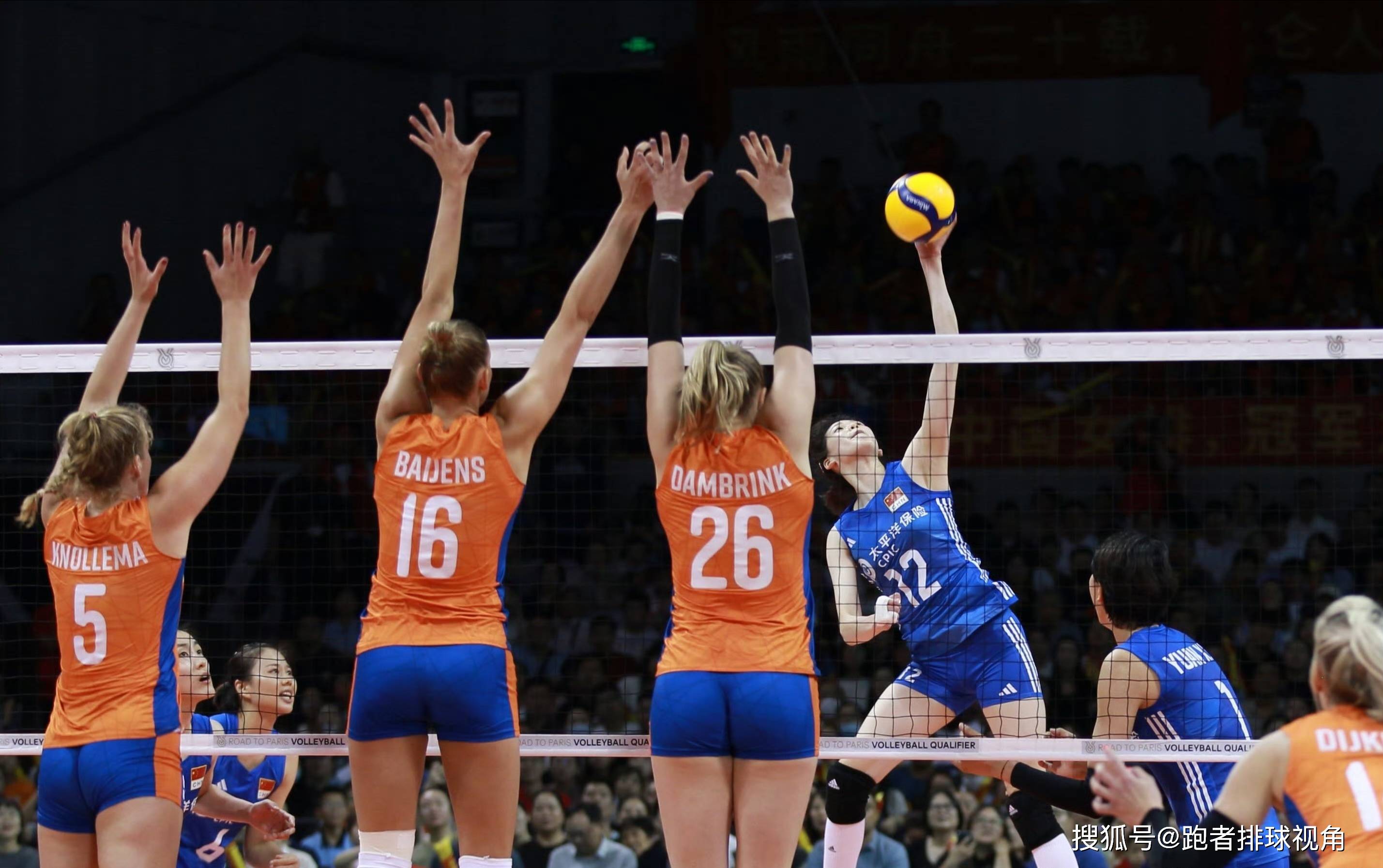 在去年的女排奥资赛上,荷兰女排曾经3:2爆冷击败过中国女排,所以按理