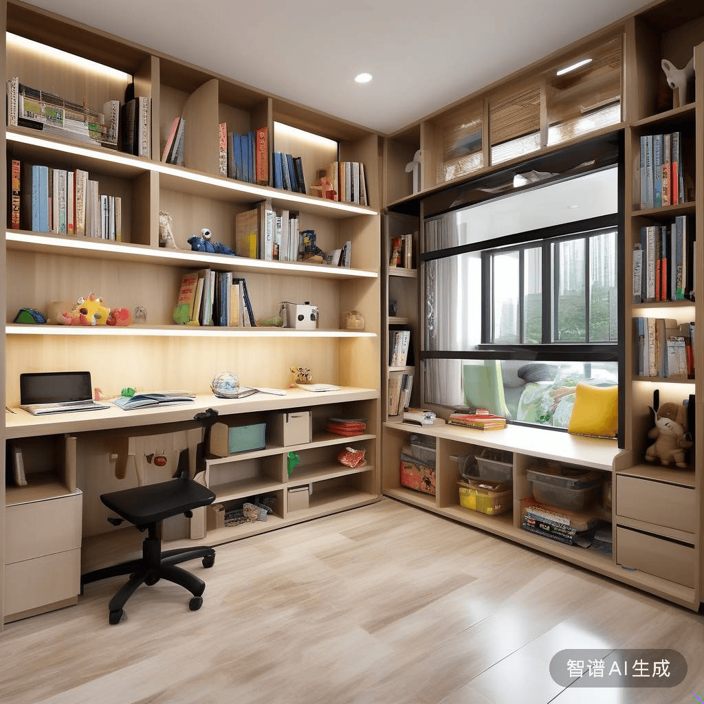 知识传承:教育家的家庭学习空间与书房设计_环境_书架_布局