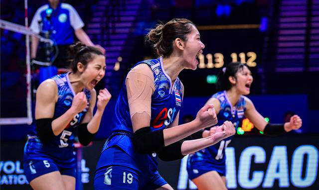 泰国女排大胜多米尼加!拦网5-4取得首胜于世联赛