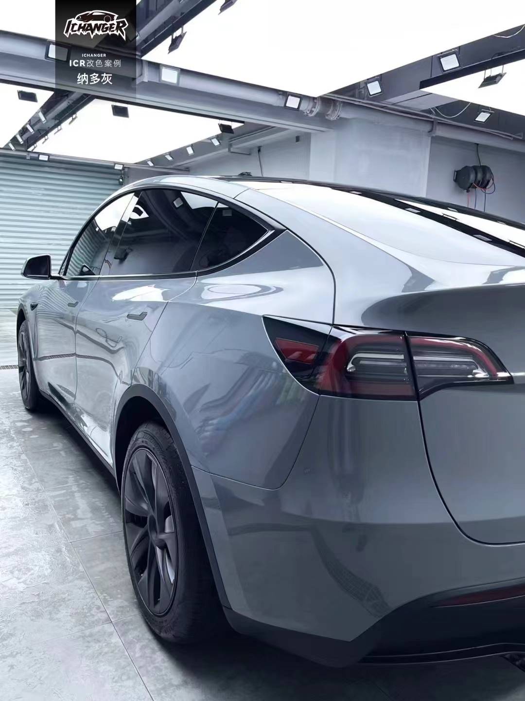icr-特斯拉pet纳多灰改色膜,低调而华丽的颜色