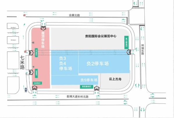 贵阳北站停车场平面图图片