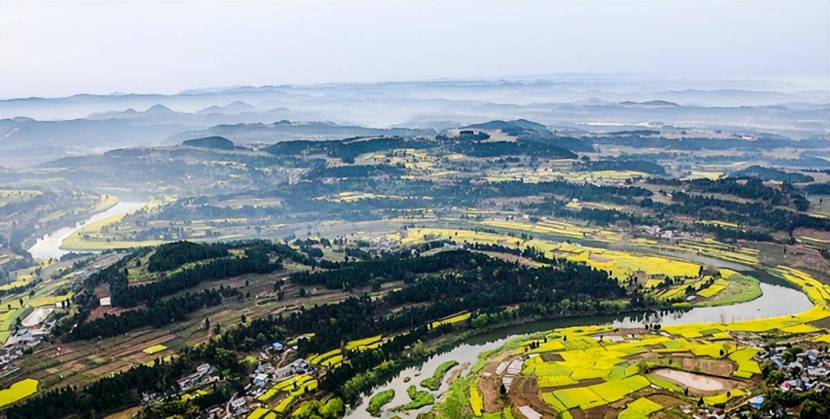 四川盆地图片全景图片