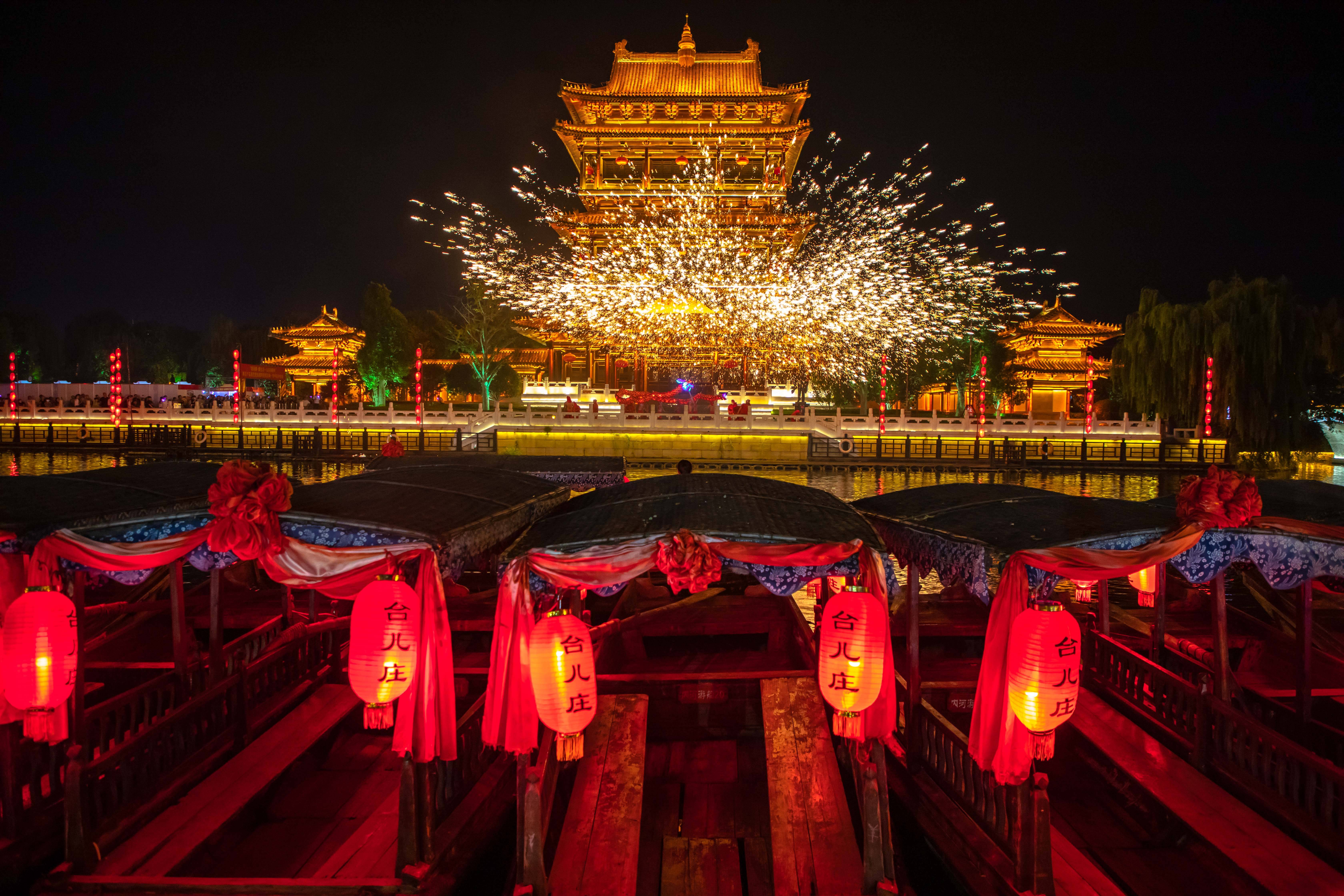 台儿庄古城八大景点图片