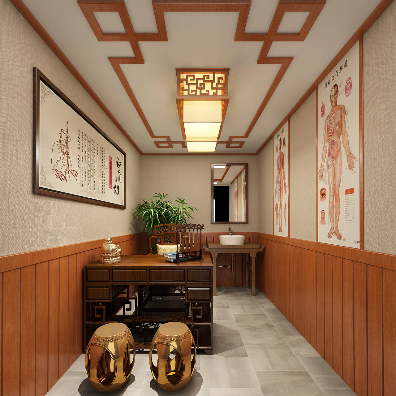 最全的中医馆设计,总有一款属于你!
