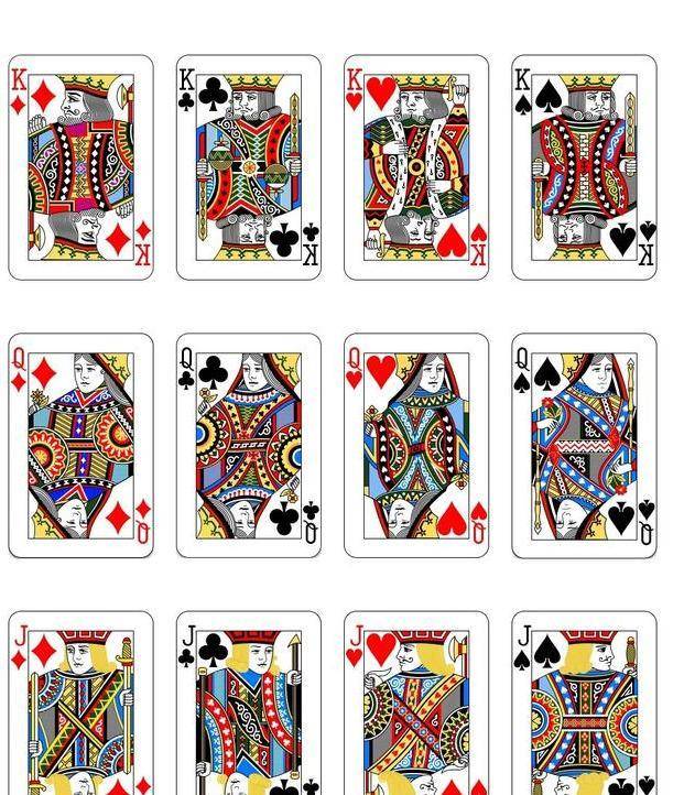 扑克牌中的K代表什么图片