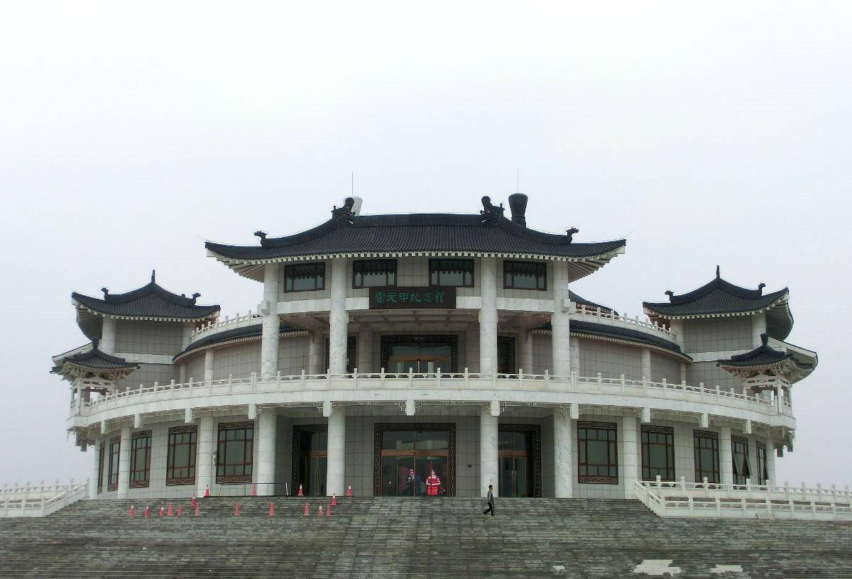 实拍霍元甲墓地:占地500亩,总投资高达2亿元,规模如同皇陵_陵园_神道