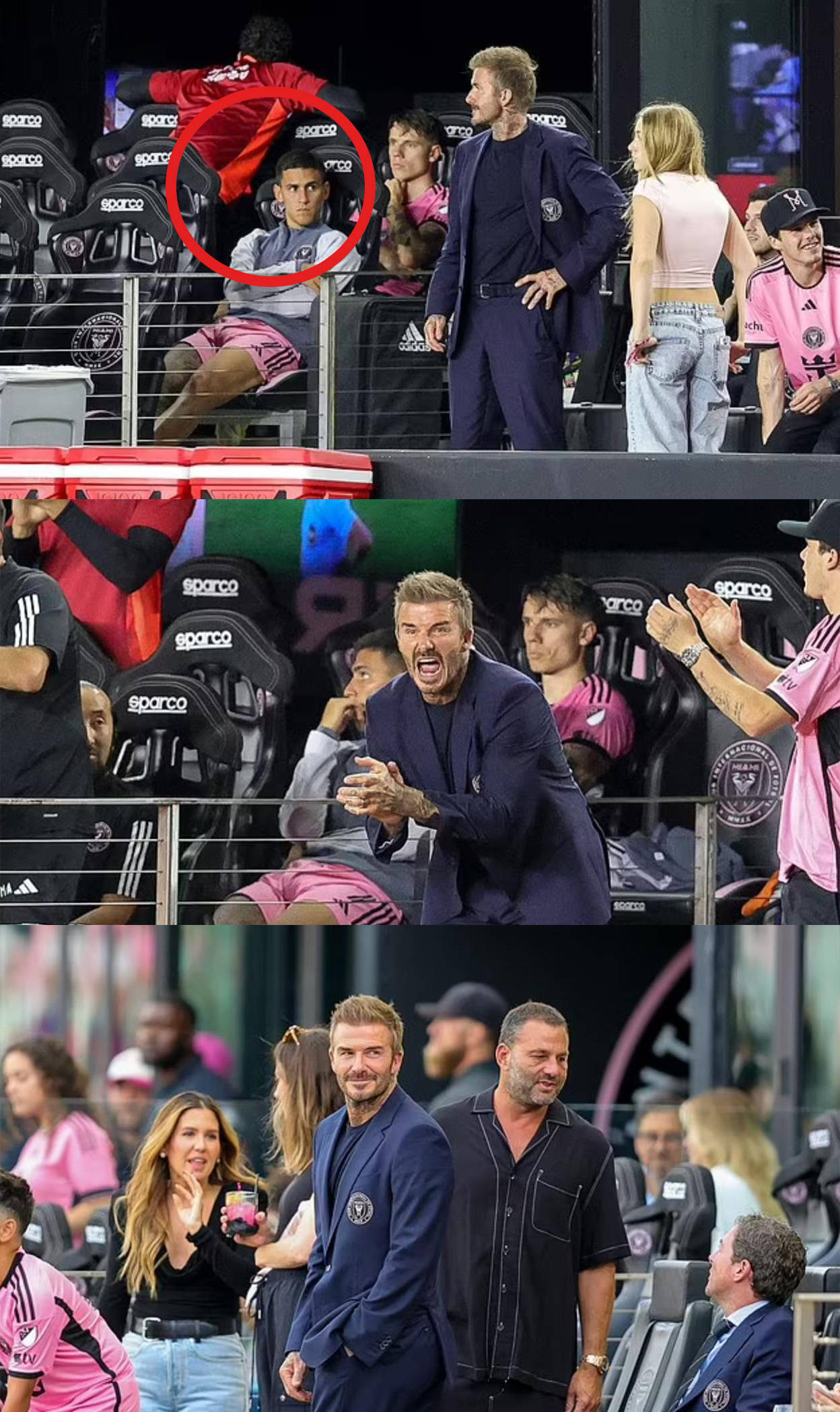 c罗,梅西成三流联赛的难兄难弟,贝克汉姆女儿小七场边吸睛