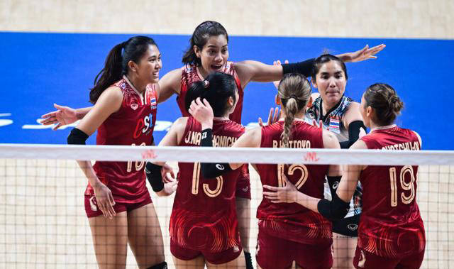巴西女排轻松横扫泰国队,四人得分上双,排名仅次于波兰_比赛_加比