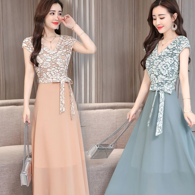 几款中长款的碎花连衣裙,让你保持优雅迷人的姿态