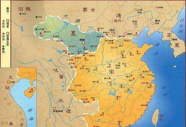 北宋朝地图演变图片