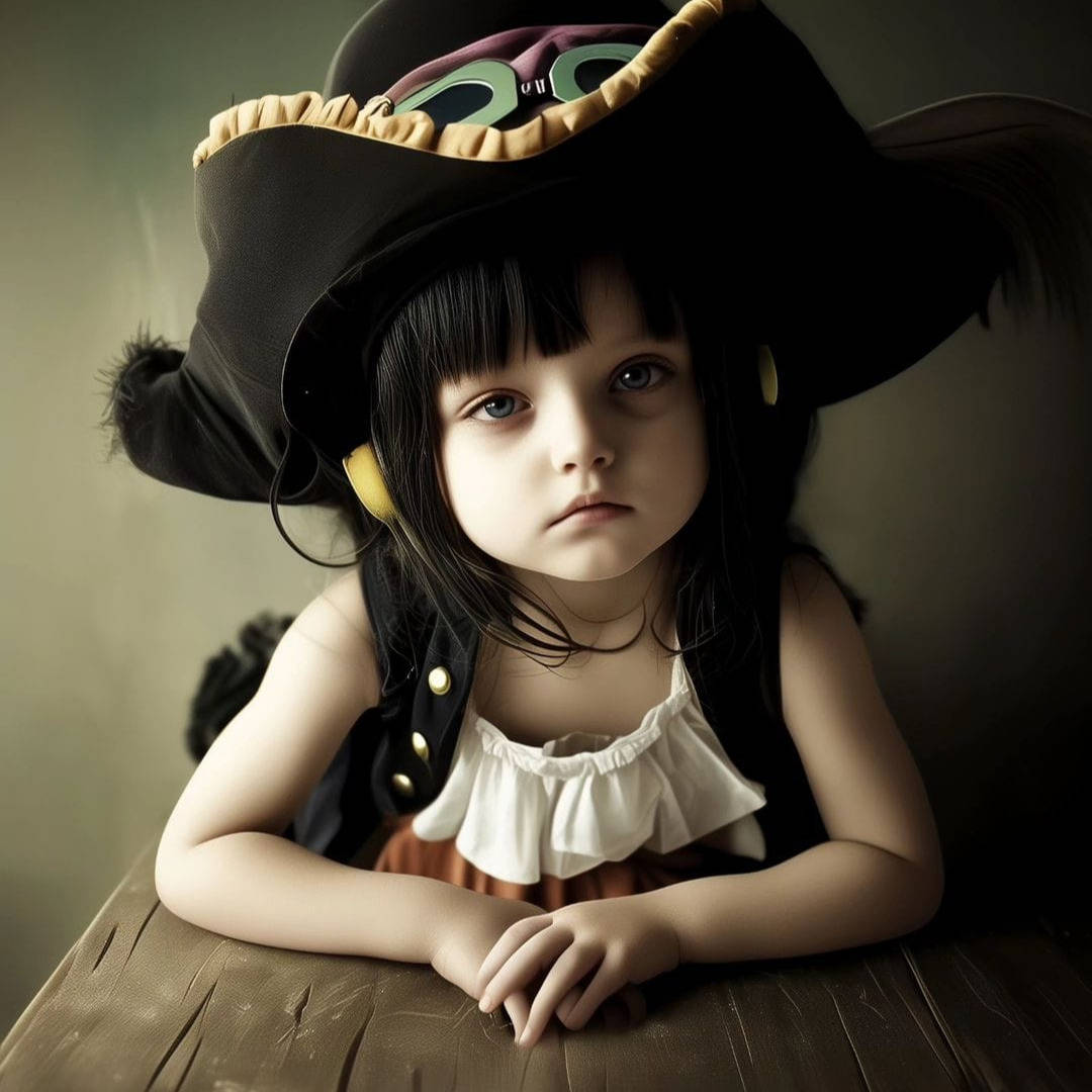 当ai还原"草帽一伙"小时候!路飞呆萌,索隆帅炸,弗兰奇好酷