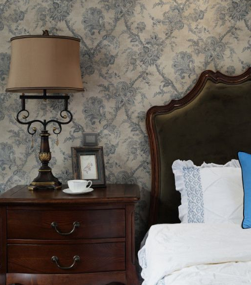 迷醉蓝色复古风情家居,113平大三居,展现不一样的家