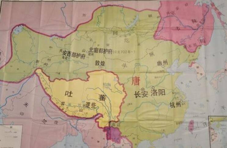 唐朝开元时期地图图片