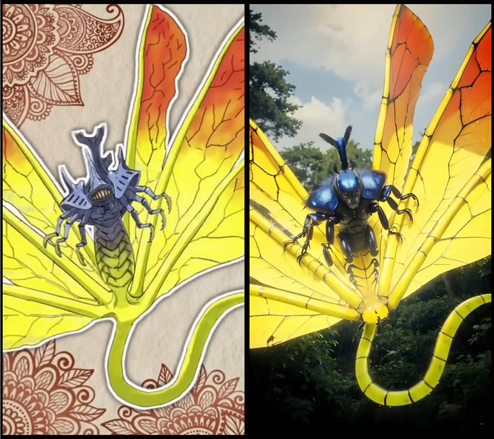 当《火影忍者》中的尾兽们用ai重绘,会是你想象中的样子吗?