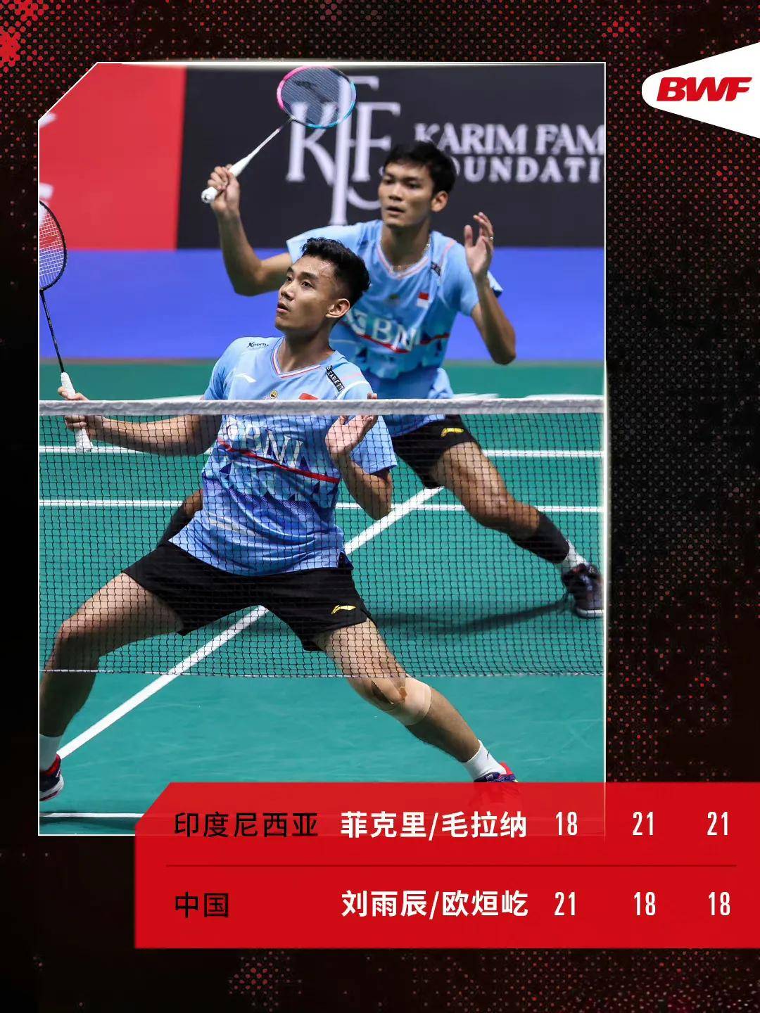 晋级16强,收获双方交手的两连胜,下一轮将对战中国台北张净惠/杨景惇