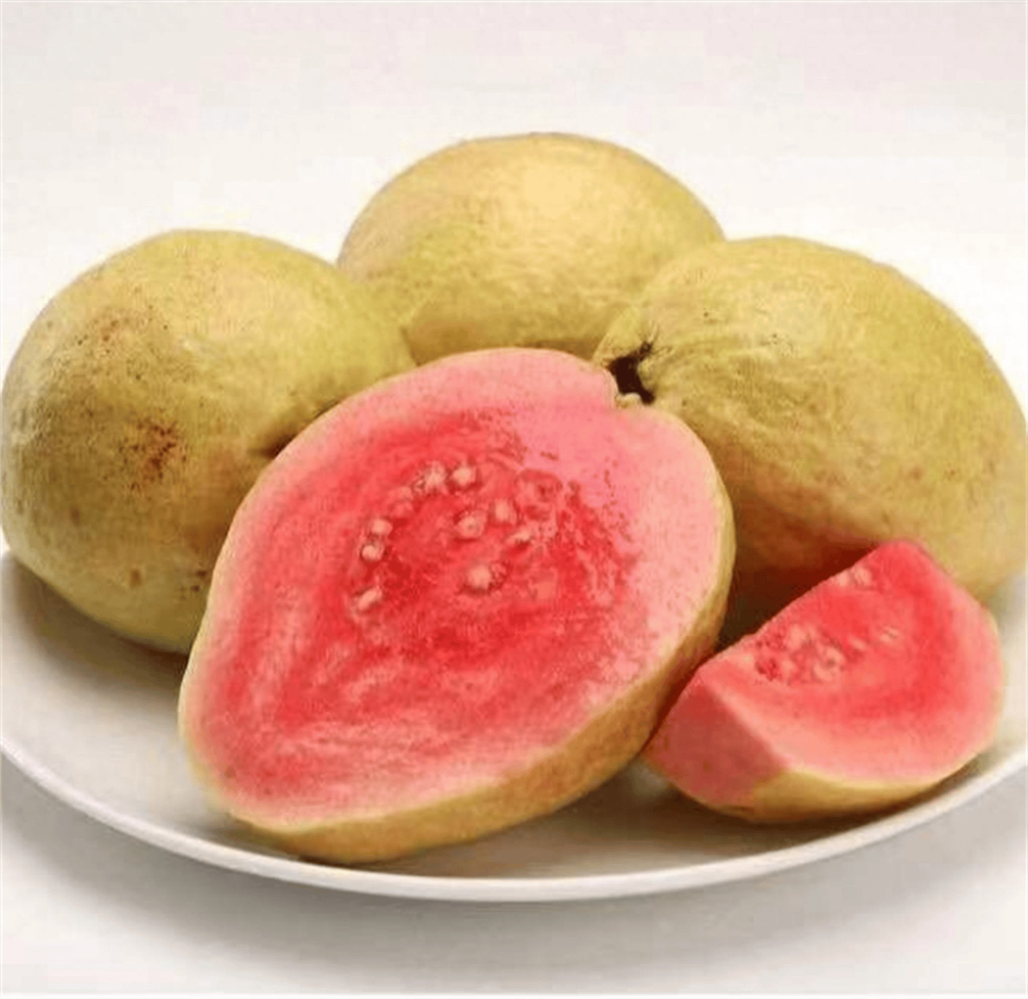 今天一家人品尝皮薄肉厚,软糯香甜的芭乐水果,其乐融融!