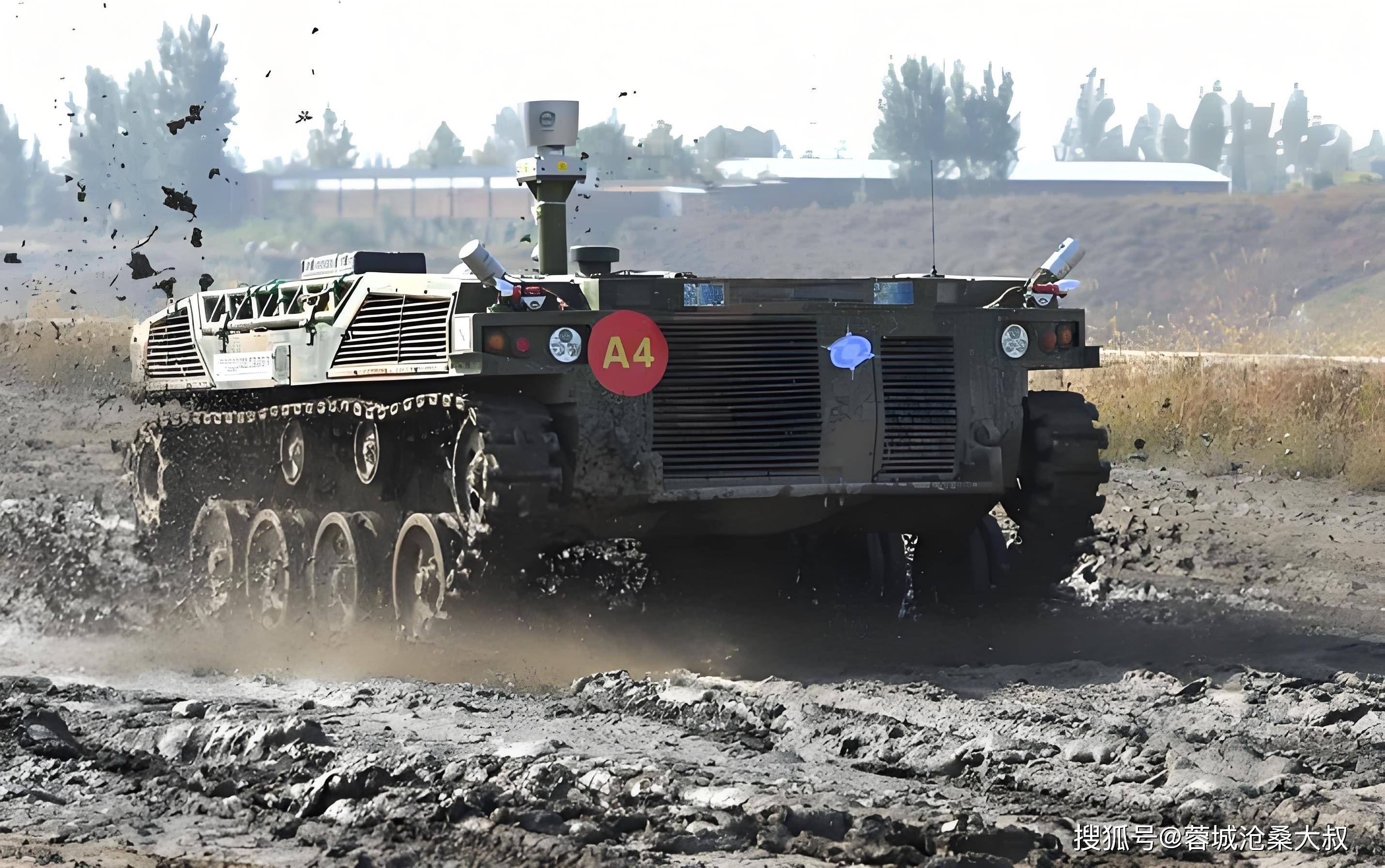 比如,加装仿生电子皮肤的装甲车搭载拥有仿生电子皮肤的机器人的作战