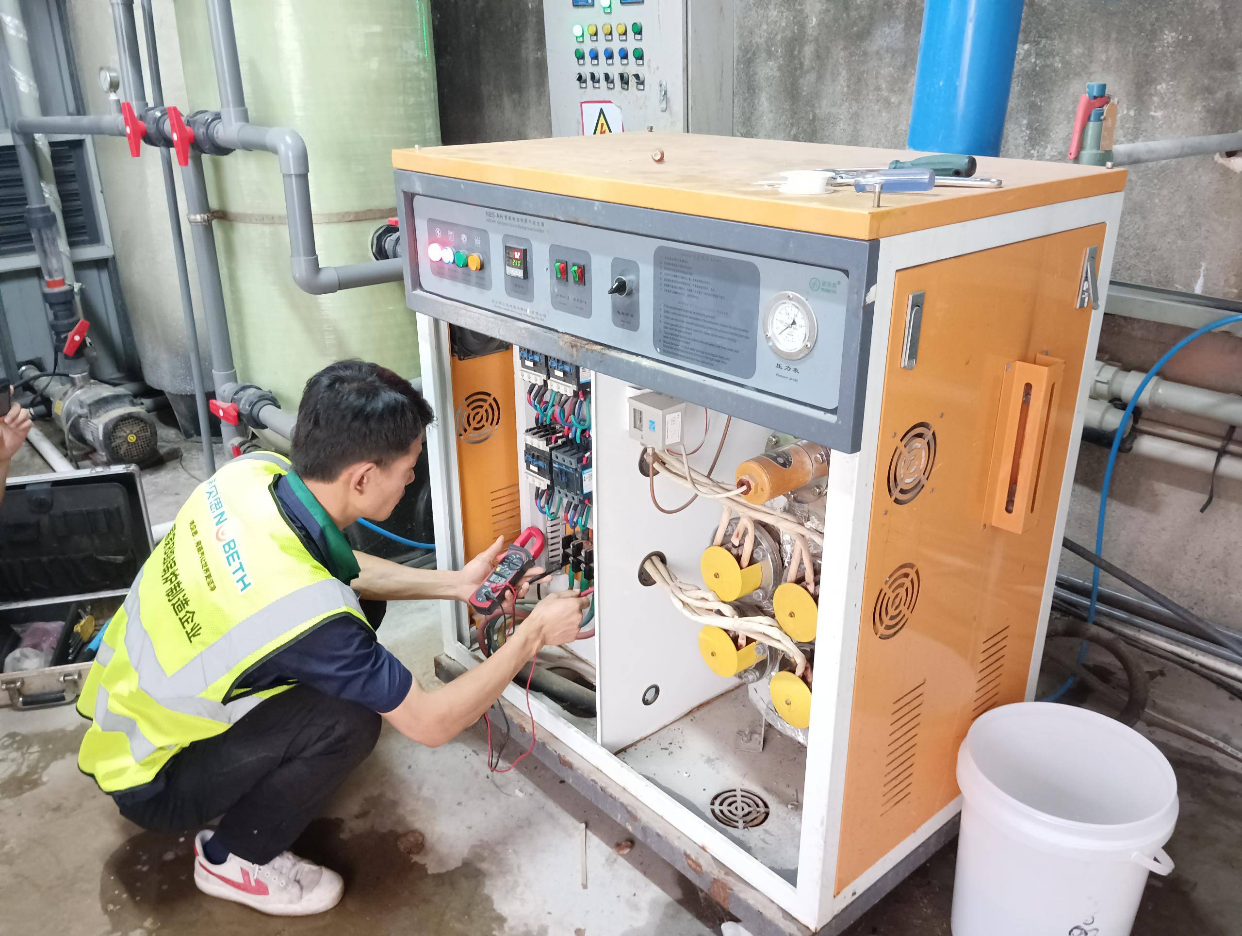 72kw反应釜蒸汽发生器:提升洗涤用品生产效率