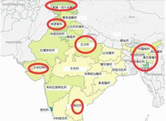 历史上印度分裂了上千年,目前印度是否还有分裂的隐患?