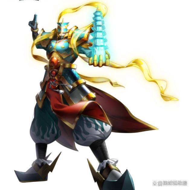 新究极体数码宝贝托塔兽雷霆形态公开 没想到托塔李天王还能进化