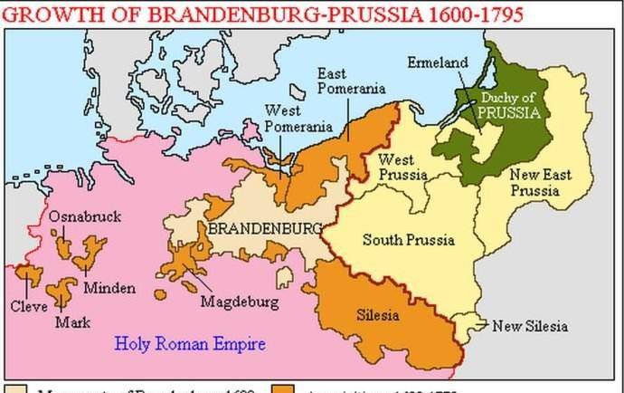 普鲁士急于打开通道使东普鲁士与勃兰登堡连成一片