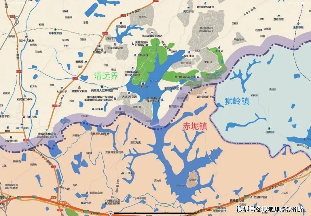 珠实美林湖小区内规划有15所公立学校,10所幼儿园(已开2所),4所完全中