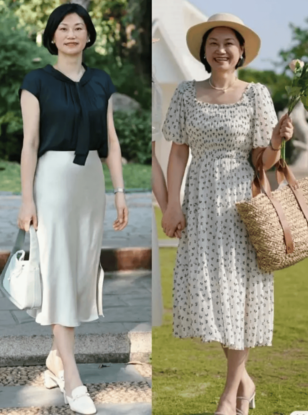 大龄女性夏天穿裙子要记住“3穿3不穿”的法则，既优雅又显瘦。