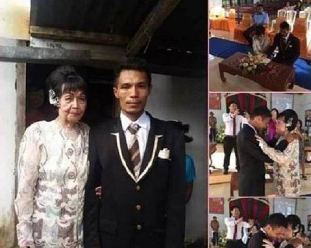 印尼82岁老太拨错电话,与28岁小伙谱出恋曲,后小伙被状告遗弃罪