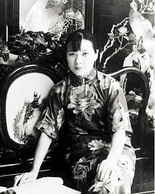 宋美龄的旗袍装中,最后一张太优雅了!