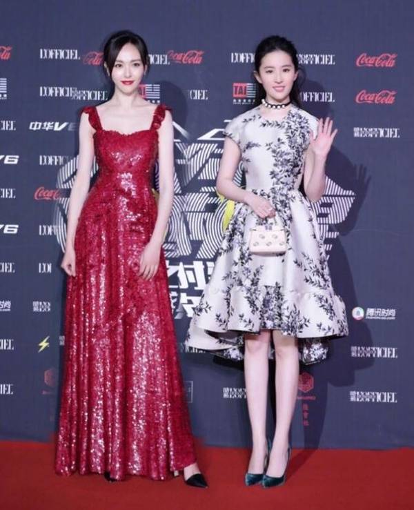 刘亦菲被嘲象腿,杨幂腿精,唐嫣王楚然逆天