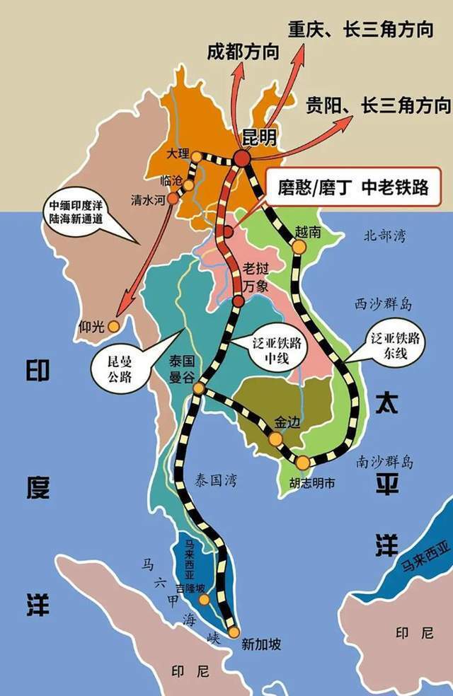 中国外长访泰,双方表示将早日实现中老泰联通发展构想