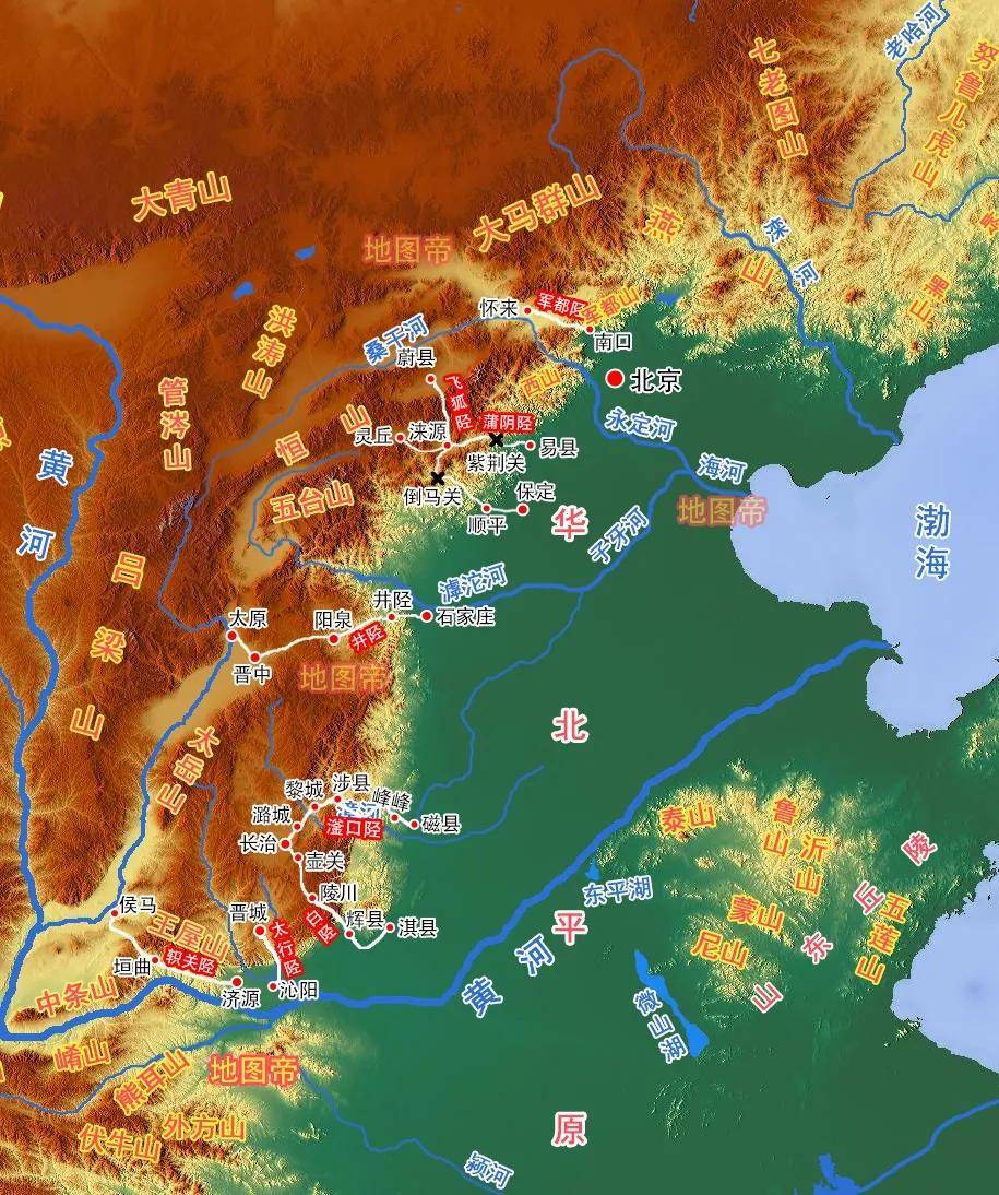 古代著名关隘地图图片