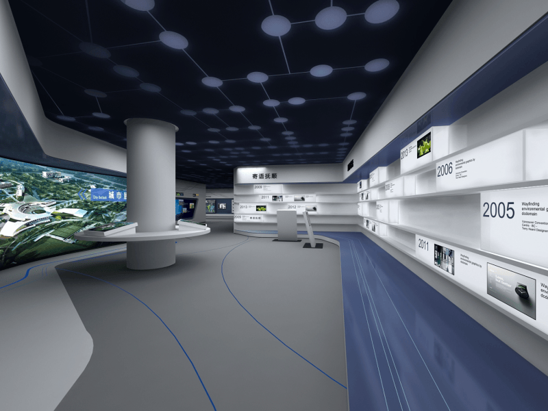 3,展厅吊顶在进行设计时,应要将隐蔽工程给做好.