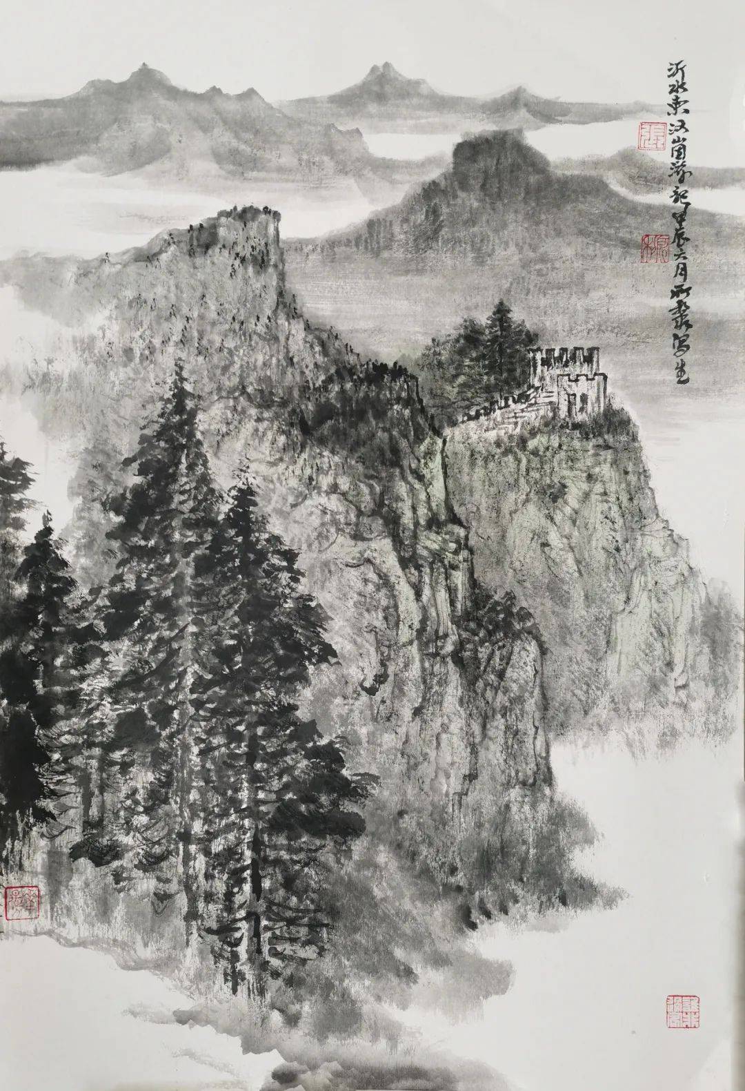 群山列阵写朴美——王界山师生沂蒙山区写生行记