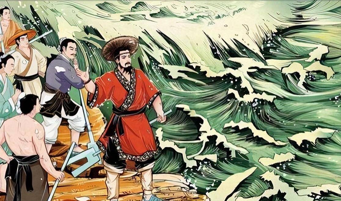 大不相同,禹不仅德行强于鲧,并且待人真诚做事认真,是治水的不二人选