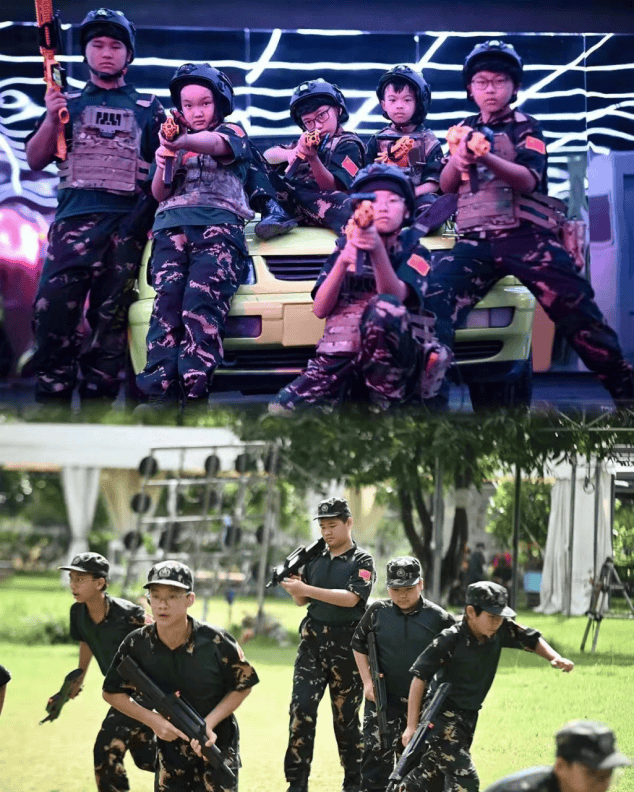广西"少年狼兵"吹响集结号!山边村军事夏令营,给孩子成长蜕变