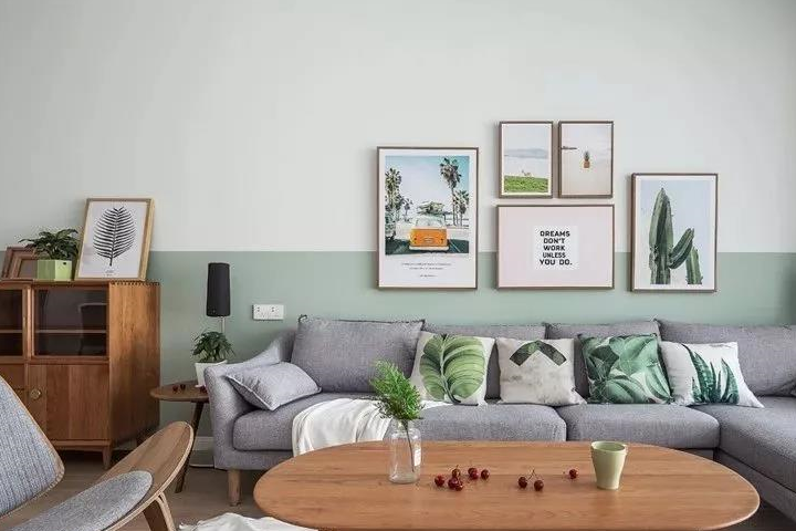 95平小三房户型,现代北欧风格,简约的设计,简单的生活