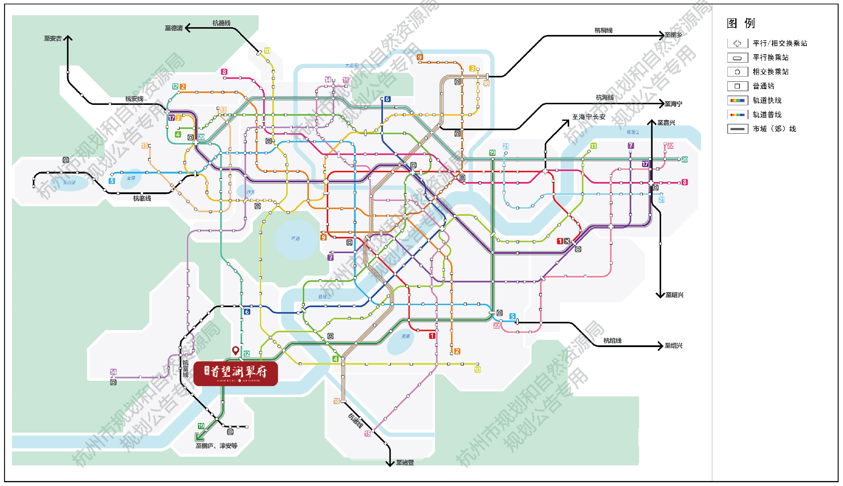 杭州东洲岛地铁规划图片