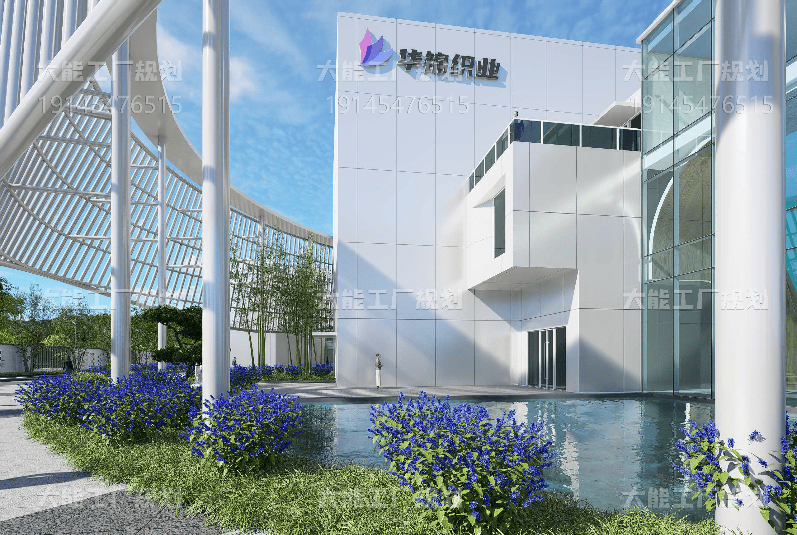 服装纺织工厂规划设计,建筑设计体现高端女装的知性之美