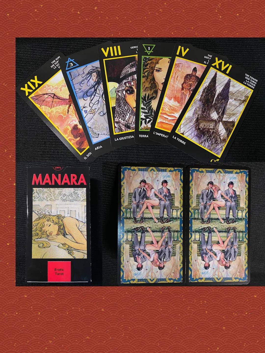 manara tarot 色*塔罗牌04非常喜欢仅适合自己用不太适合直播什么的