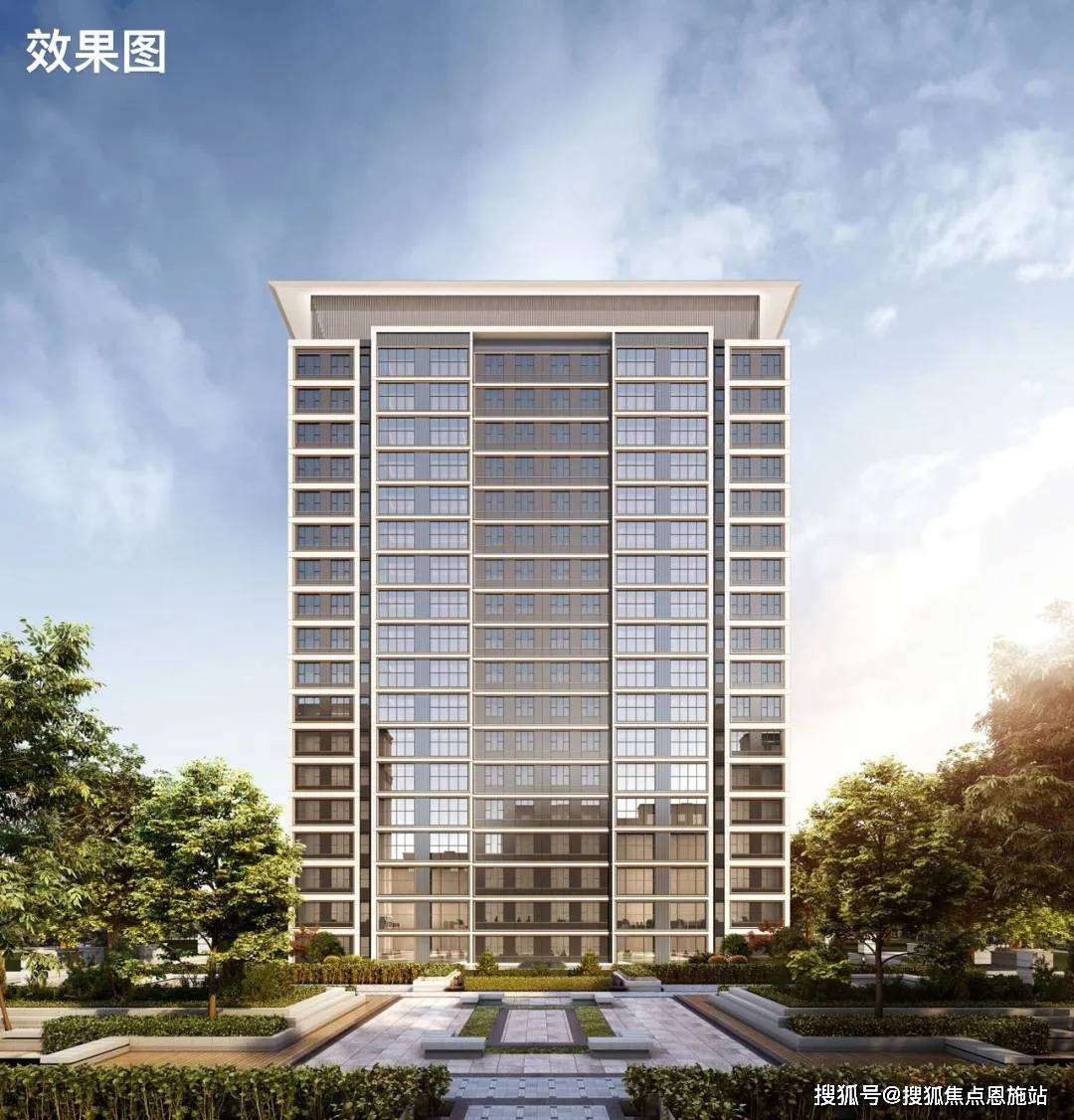 效果图整个项目建筑多采用对称造型,气势恢宏.