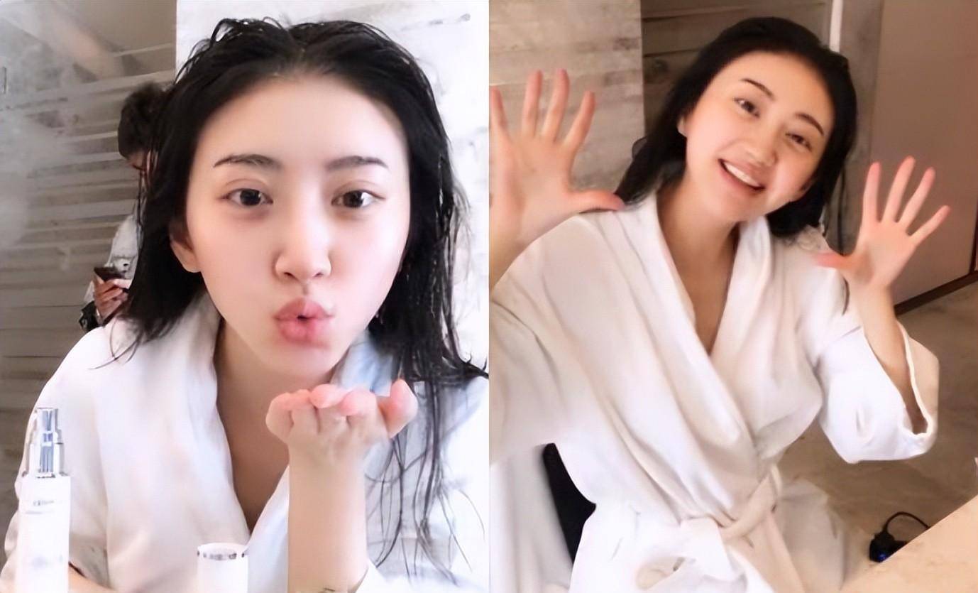 出道就与影帝合作,出演的都是大制作的电影,但自从景甜开始直播洗脸