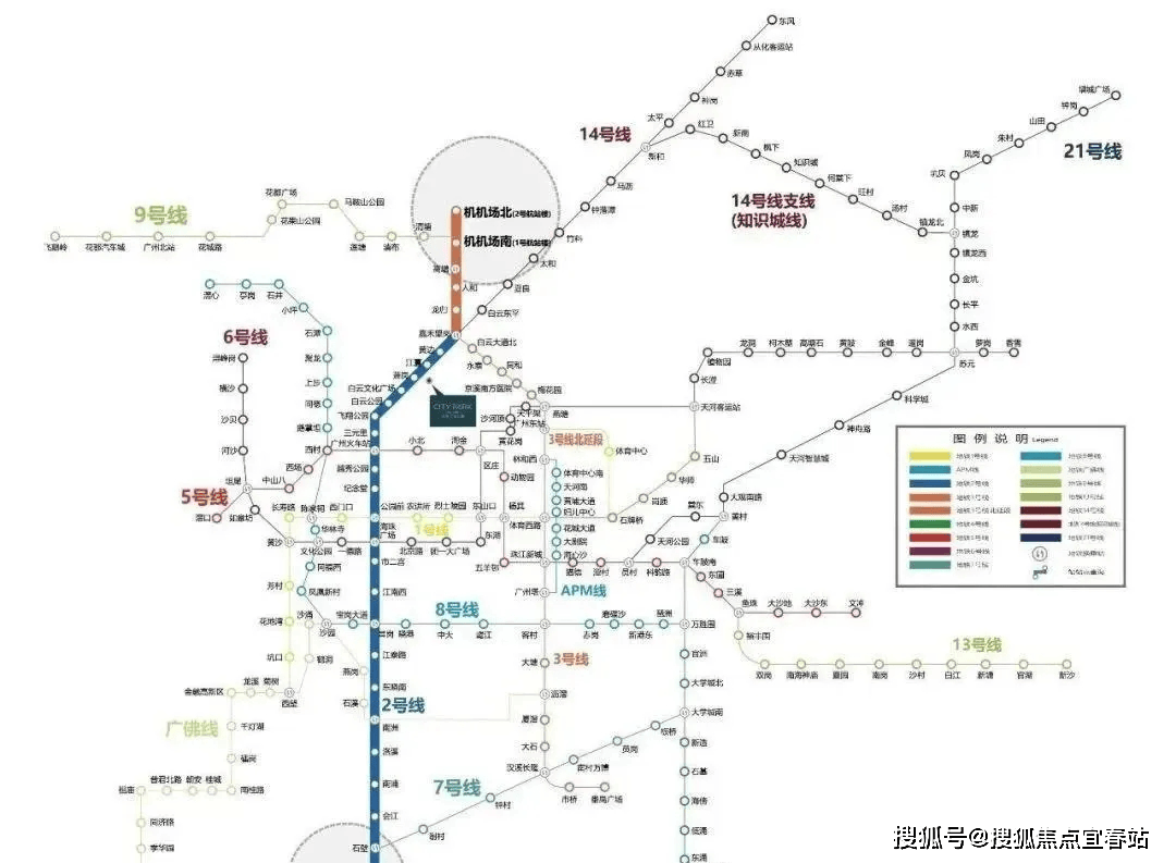 广州白云二线线路图图片