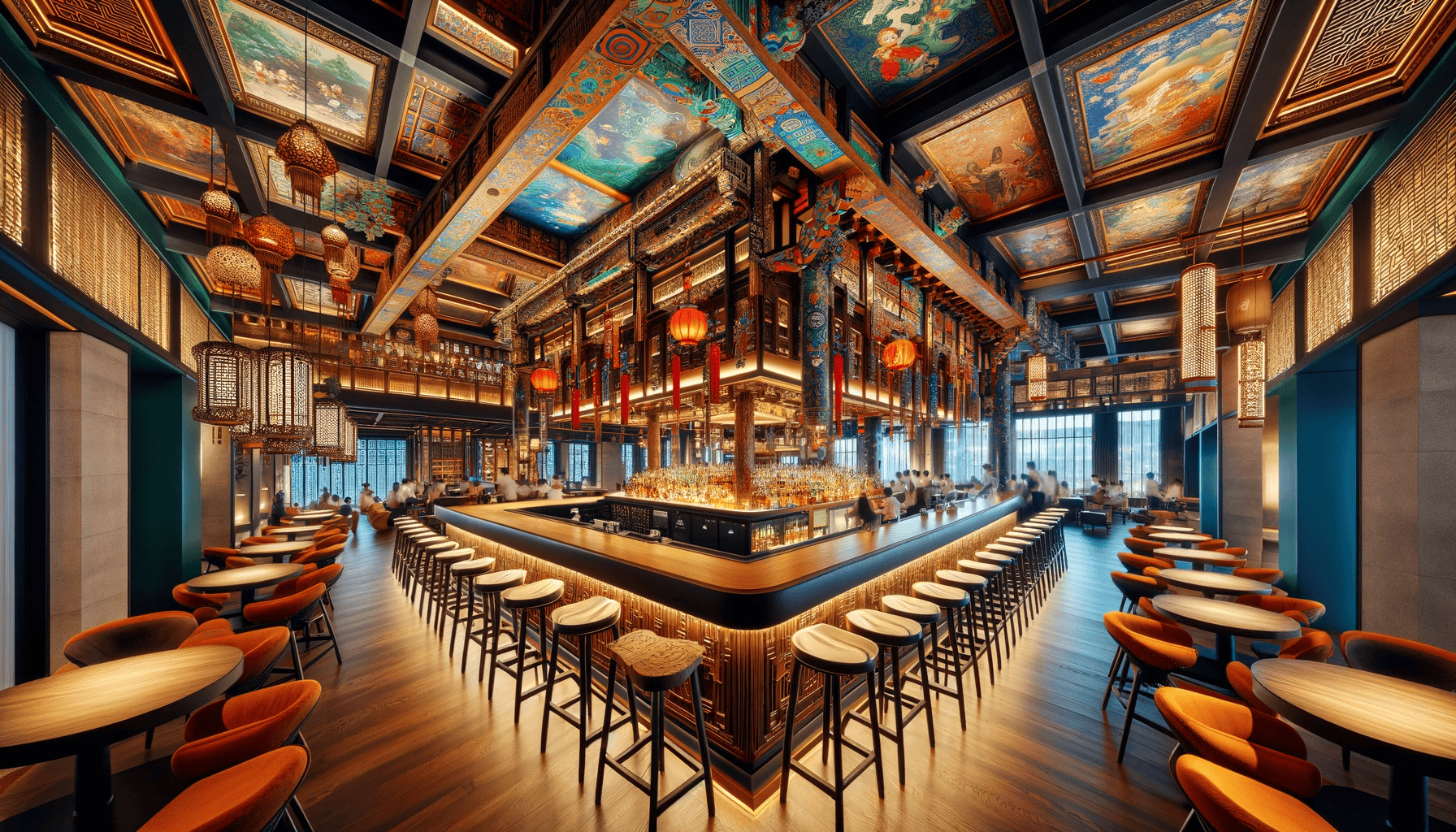 当复古风遇上现代科技:巨嗨点歌机在古典美学酒吧的革命性融合!