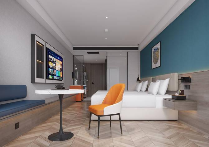 宜昌火车东站周边酒店推荐:丽橙酒店.智出行超方便