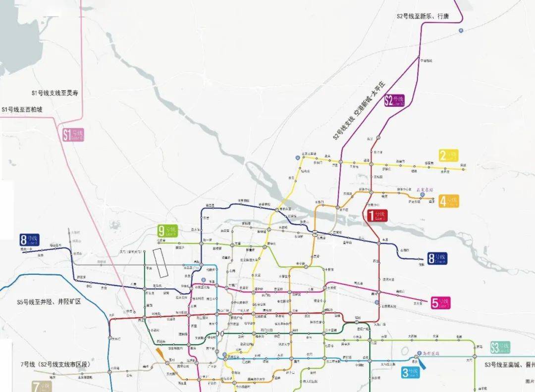 石家庄地铁3号线地图图片