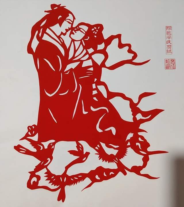 定州市邢邑镇:非遗剪纸绘情缘 线上浪漫过七夕_平江_爱情_艺术